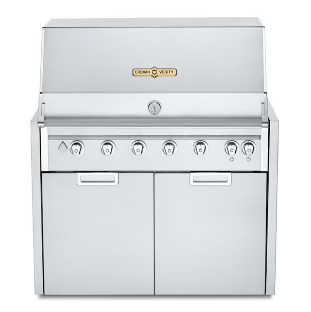 Crown Verity Infinite Series 42-Inch Modular Propane Gas Grill W Lights - Bulk Tank - IGM42-SIBULK-LT