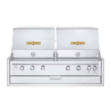 Crown Verity Infinite Series 48-Inch Built-In Dual Dome Propane Gas Grill W Lights - IBI482RDLP-FLT