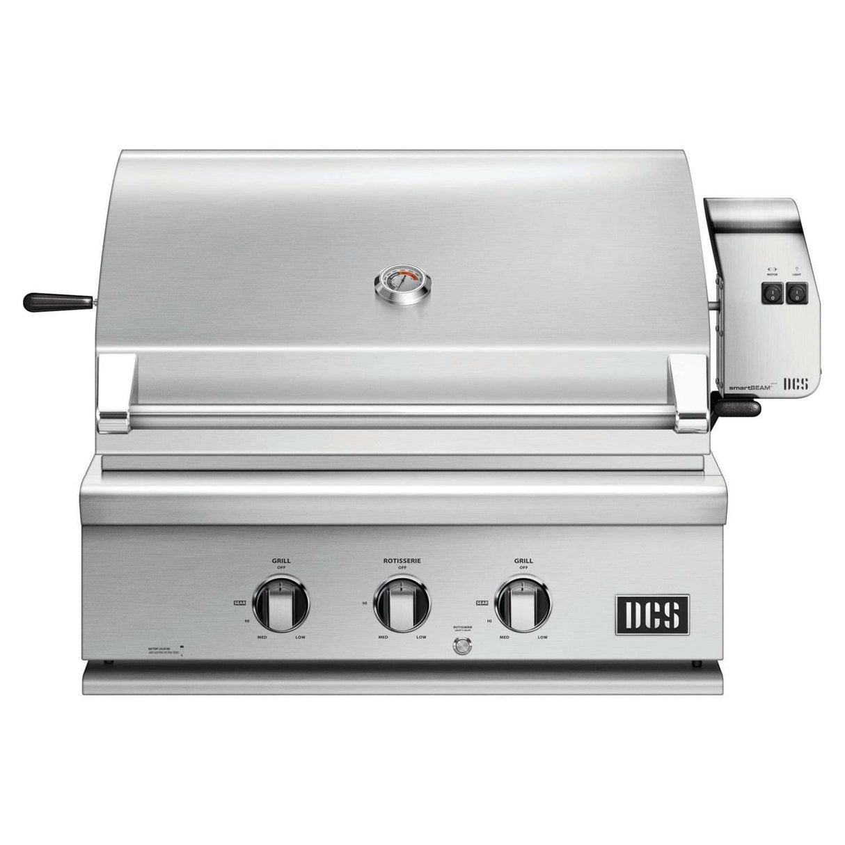 DCS Series 7 30-Inch Built-In Natural Gas Grill With Rotisserie - BH1-30R-N