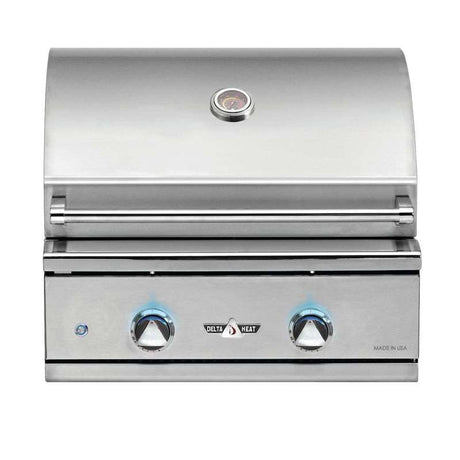 Delta Heat 26-Inch 2-Burner Built-In Propane Gas Grill - DHBQ26G-DL