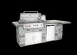BBQ Outdoor Kitchen, 15763,   With Faux Rock And Brahma Grill Head