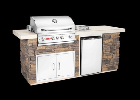 Bull Faux Rock Outdoor Kitchen Collection,  15757,   ODK Outdoor Kitchen With Faux Rock