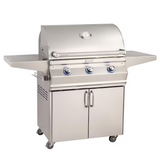 Fire Magic Aurora A540S 30-Inch Natural Gas Grill With Side Burner And Analog Thermometer - A540S-7EAN-62
