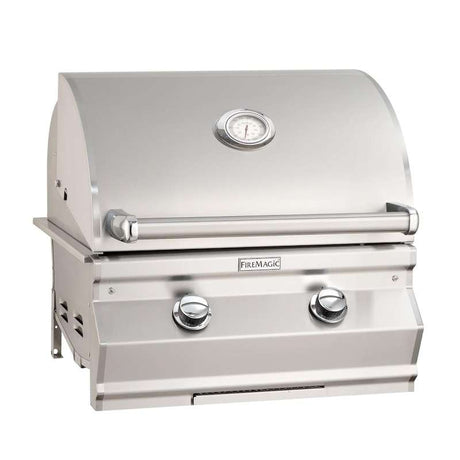 Fire Magic Aurora A830I 46-Inch Built-In Propane Gas &amp; Charcoal Combo Grill With Rotisserie And Analog Thermometer - A830I-8EAP-CB