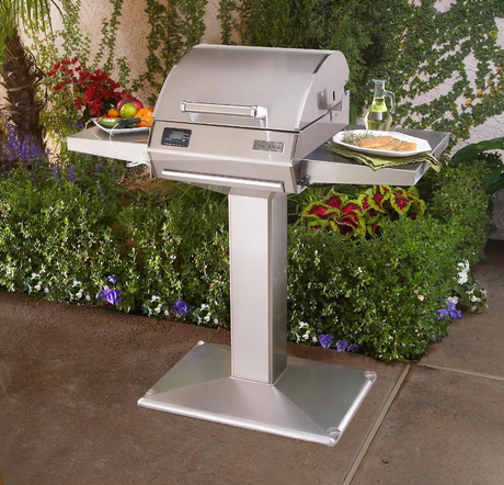 Fire Magic E250s 1800 Watt Electric Grill On Patio Post - E251s-1Z1E-P6