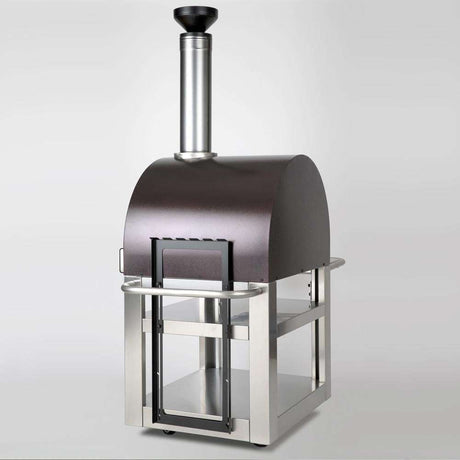 Forno Venetzia Pronto 500 33-Inch Outdoor Wood-Fired Pizza Oven - Red