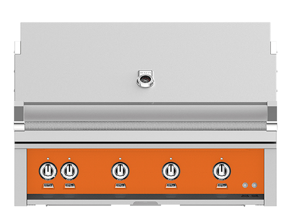 Hestan 42-Inch Built-In Propane Gas Grill W/ Rotisserie - Citra - GABR42-LP-OR