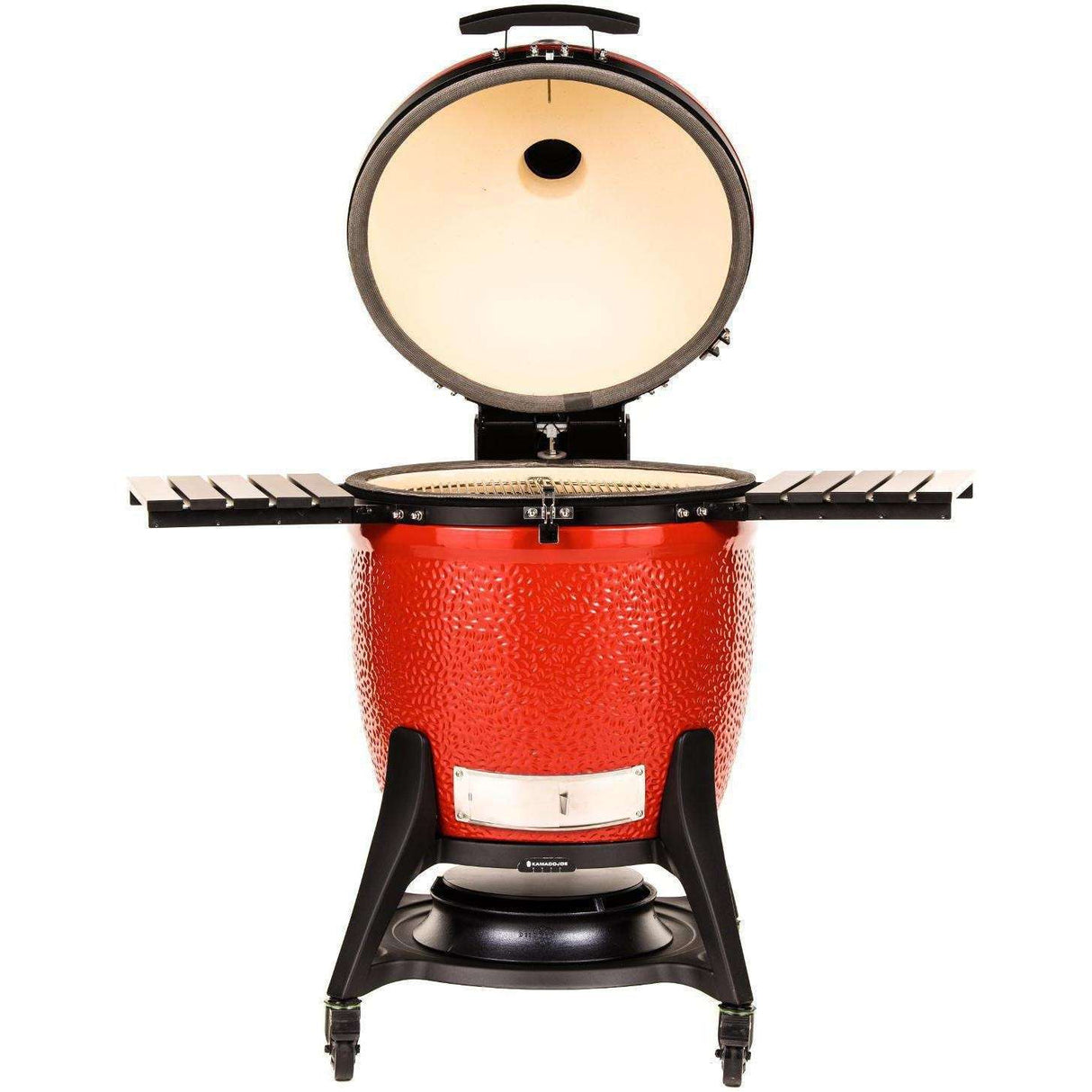 Kamado Joe BIG JOE III Bundle w KJ15041021 GRILL, CART, Cover, JoeTisserie & 2 BAGS Lump Charcoal + 1 Box Firestarter - BJ3PKG open grill