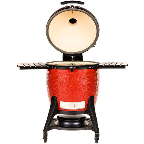Kamado Joe BIG JOE III Bundle w KJ15041021 GRILL, CART, Cover, JoeTisserie & 2 BAGS Lump Charcoal + 1 Box Firestarter - BJ3PKG open grill