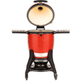 Kamado Joe Classic III Bundle w KJ15040921 GRILL, CART, Cover, JoeTisserie & 2 BAGS Lump Charcoal + 1 Box Firestarter - CLASSIC3PKG open grill