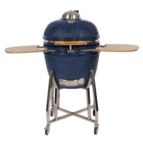 Lifesmart 24-Inch Ceramic Kamado Grill - SCS-K24B