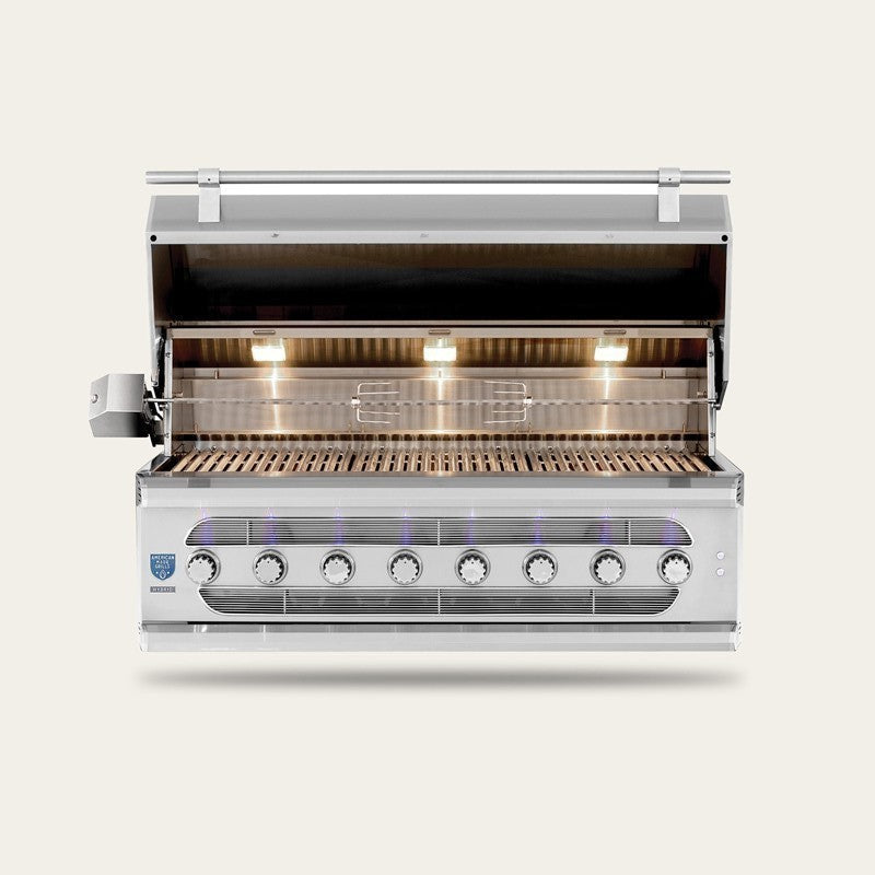 American Made Grills MUS54-NG Muscle 53 1/4 Inch Built-In Hybrid Grill - Stainless Steel, Natural Gas
