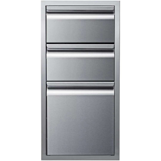Memphis Grills 15-Inch Triple Access Drawer With Soft Close - VGC15DB3