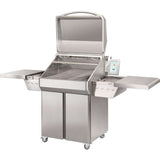 Memphis Grills Pro ITC3 Wi-Fi Monitored 28-Inch 304 Stainless Steel Pellet Grill - VG0001S grill open