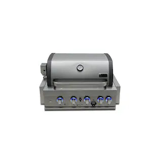 Mont Alpi 400 32-Inch Built-In Propane Gas Grill - MABi400-Alpi-32-Inch-4-Burner-63000-BTU-Stainless-Steel-Built-In-Outdoor-Kitchen-Backyard-Patio-Barbecue-Propane-Gas-Island-Grill