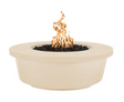 Top Fires by The Outdoor Plus Tempe 48-Inch Propane Fire Pit - Vanilla Concrete - Match Light