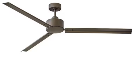 Minka-Aire Java 54-Inch 3-Blade Ceiling Fan in Coal Finish W/ Coal Blades & Etched Opal Glass - F753L-CL