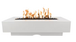 Top Fires by The Outdoor Plus Del Mar 48-Inch Natural Gas Fire Pit - Limestone Concrete - Match Light