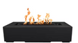 Top Fires by The Outdoor Plus Del Mar 48-Inch Propane Fire Pit - Black Concrete - Match Light