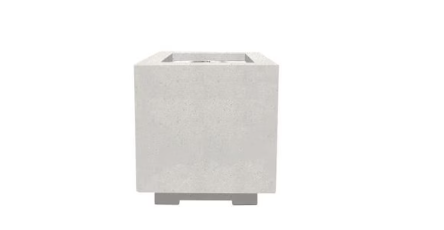 Lakeview Windview 20-Inch Square Propane Gas Fire Pit - Ultra White - SCPH-423-5LP