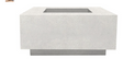 Lakeview Cascata Bay 2 36-Inch Propane Gas Square Fire Pit Table - Ultra White - SCPH-406-5LP