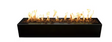 Top Fires by The Outdoor Plus Eaves 60-Inch Propane Fire Pit - Black Powder Coat Steel - Match Light - OPT-LBT60-BLK-LP