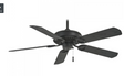 Minka-Aire Sundowner 54-Inch 5-Blade Ceiling Fan in Textured Coal Finish W/ Textured Coal Blades - F589-TCL