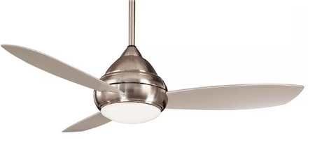 Screenshot - 2023-08-Minka-Aire Concept I Wet 52-Inch 3-Blade LED Ceiling Fan in Brushed Nickel Wet Finish W/ Silver Blades & White Opal Glass - F476L-BNW