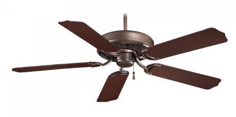 Minka-Aire Sundance 52-Inch 5-Blade Ceiling Fan in Oil Rubbed Bronze Finish W/ Dark Oak All Weather Blades - F571-ORB