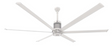 96-Inch i6 Ceiling Fan Universal Mount W/12-Inch Ext Tube & LED White by Big Ass Fans - MK-I61-081906A729I12S2