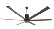 84-Inch i6 Ceiling Fan Universal Mount W/12-Inch Ext Tube Oil Rubbed Bronze by Big Ass Fans - MK-I61-071906A730I12