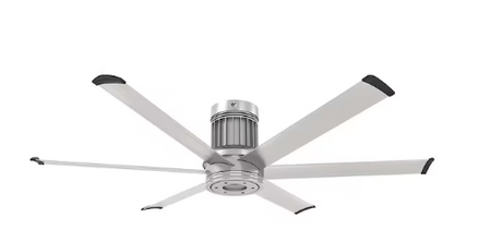 60-Inch i6 Ceiling Fan Universal Mount Brushed Silver by Big Ass Fans - MK-I61-051906A727I00