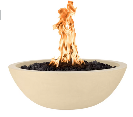 Top Fires by The Outdoor Plus Sedona 27-Inch Propane Gas Fire Bowl - Vanilla - Match Light (34)