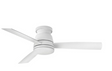 Minka-Aire Strata 52-Inch 4-Blade LED Ceiling Fan in Smoked Iron Finish W/ Smoked Iron Finish Blades & Etched Opal Glass - F734L-SI