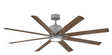 Minka-Aire Simple 44-Inch 3-Blade Ceiling Fan in Silver Finish W/ Silver Blades - F786-SL