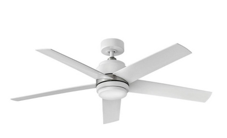 Minka-Aire Concept III 54-Inch 3-Blade LED Smart Ceiling Fan in Coal Finish W/ Coal Blades & Etched Opal Glass - F467L-CL