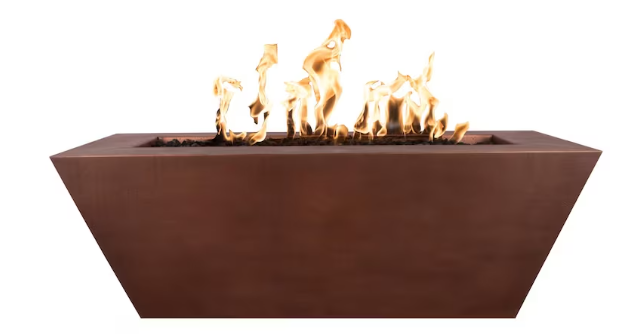ScreenTop Fires by The Outdoor Plus Mesa 48-Inch Propane Fire Pit - Copper - Electronic Ignitionshot (8)