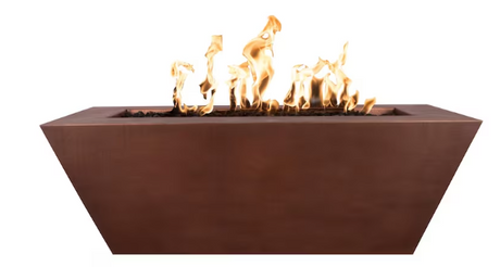 ScreenTop Fires by The Outdoor Plus Mesa 48-Inch Propane Fire Pit - Copper - Electronic Ignitionshot (8)