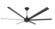 Minka-Aire Roto XL 62-Inch 3-Blade Ceiling Fan in Brushed Aluminum Finish W/ Silver Blades - F624-ABD