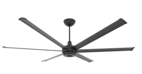 Minka-Aire Roto XL 62-Inch 3-Blade Ceiling Fan in Brushed Aluminum Finish W/ Silver Blades - F624-ABD
