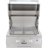Solaire 27 Inch Deluxe Built-In All Convection Natural Gas Grill - SOL-IRBQ-27GXL-NG open 1