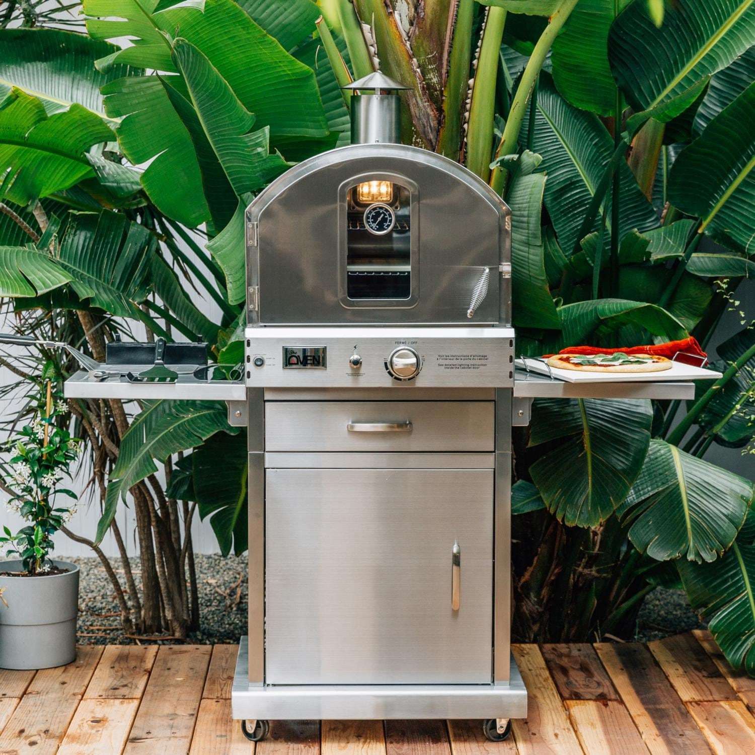 Summerset Freestanding Propane Gas Outdoor Pizza Oven - SS-OVFS-LP