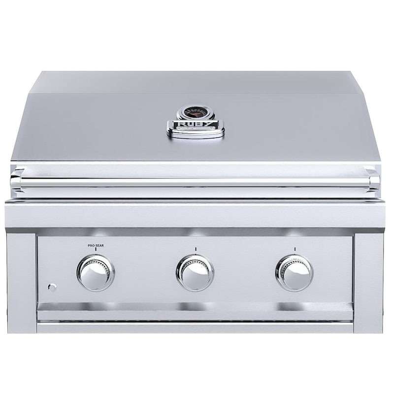 Sunstone Ruby 30-Inch 3-Burner Built-In Propane Gas Grill With Pro-Sear - Ruby3B-LP