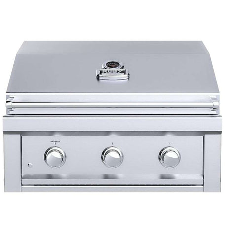 Sunstone Ruby 30-Inch 3-Burner Built-In Propane Gas Grill With Pro-Sear - Ruby3B-LP