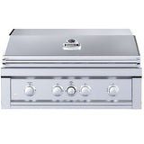 Sunstone Ruby 36-Inch 4-Burner Built-In Propane Gas Grill With Pro-Sear And Rotisserie - Ruby4BIR-LP