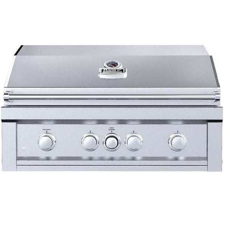 Sunstone Ruby 36-Inch 4-Burner Built-In Propane Gas Grill With Pro-Sear And Rotisserie - Ruby4BIR-LP