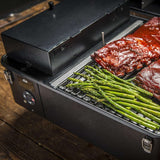Traeger Ranger Portable Tabletop Wood Pellet Grill - TFT18KLD open grill