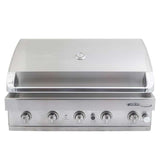 Turbo Elite 38-Inch 5-Burner Built-In Propane Gas Grill With Rear Infrared Burner - BTE3821BLP