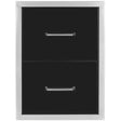 Wildfire-16-Wildfire 16 X 22 Double Access Drawer - WF-DDW1622-BSSx-22-Outdoor-Double-Drawer