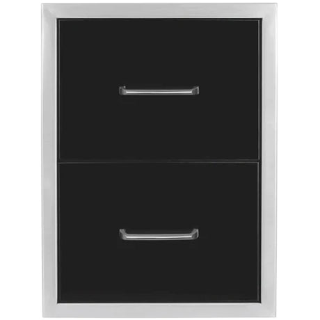 Wildfire-16-Wildfire 16 X 22 Double Access Drawer - WF-DDW1622-BSSx-22-Outdoor-Double-Drawer